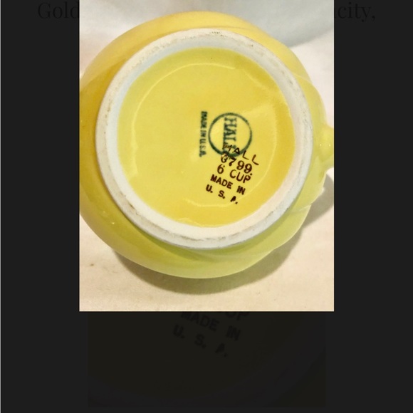 Vintage 1940s Hall China Teapot - Picture 10 of 10